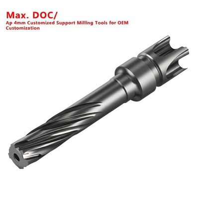 Max. DOC/ Ap 4mm أدوات طحن دعم مخصصة لتخصيص OEM
